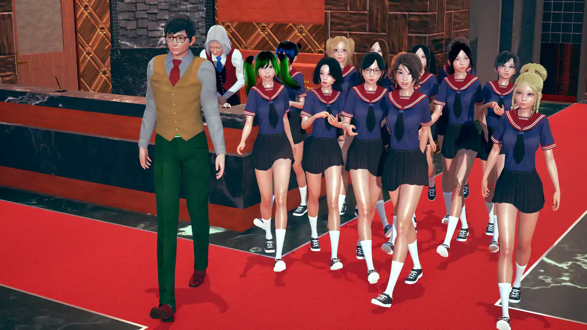 【亚洲SLG/AI汉化/后宫】水疗中心的一天0.95 AI汉化版【PC+安卓/5.99G/更新】 内容图 2